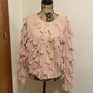 Free the Roses ribbon cardigan